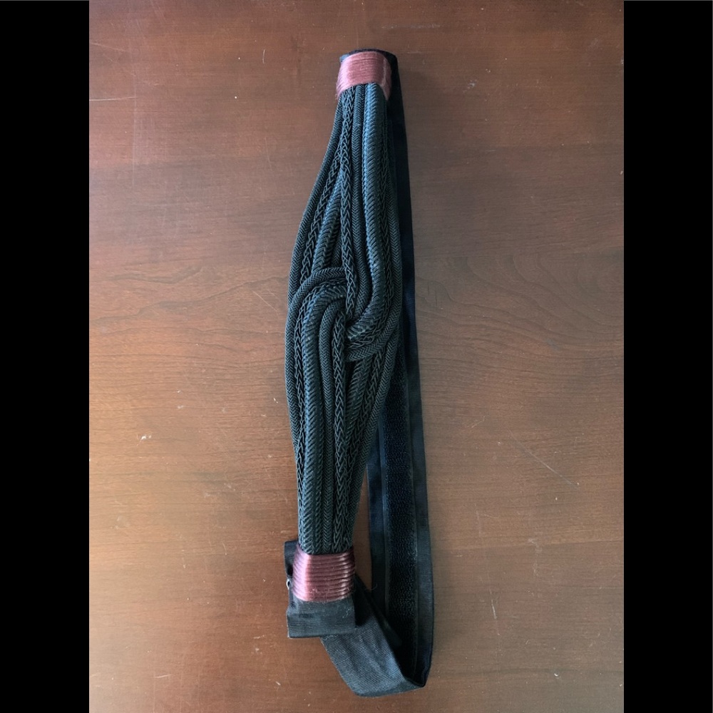 Carolyn Tanner Designs INC Black ropes belt